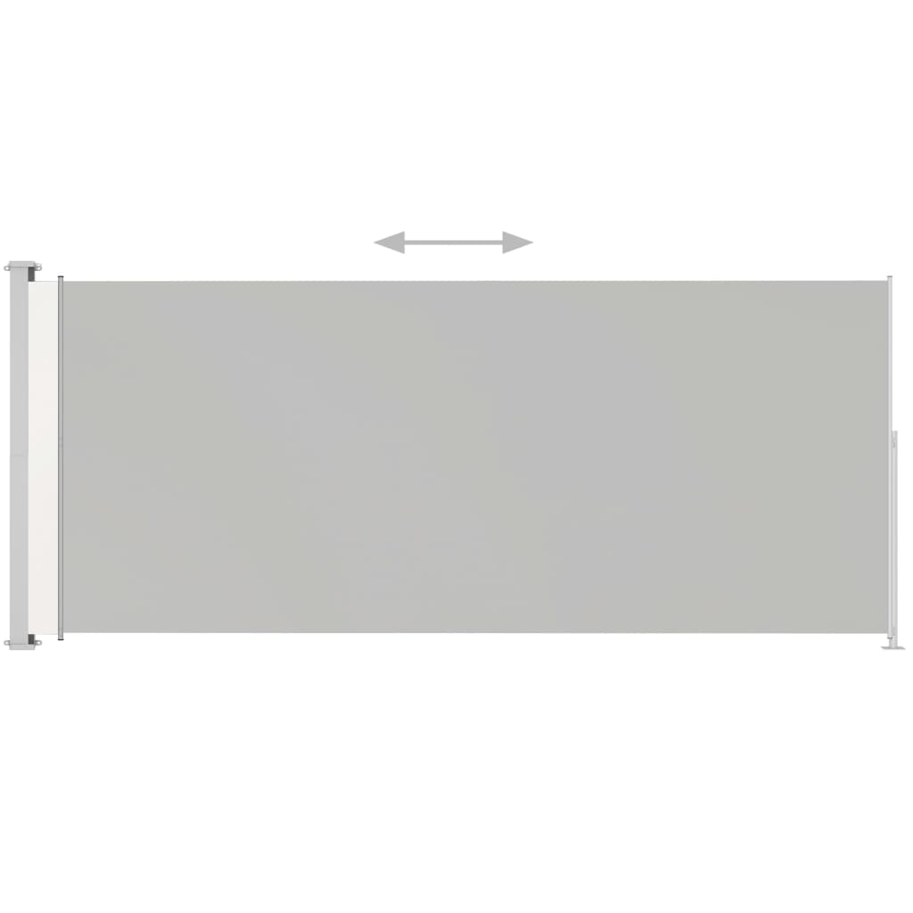 vidaXL Tuinscherm uittrekbaar 220x500 cm crème