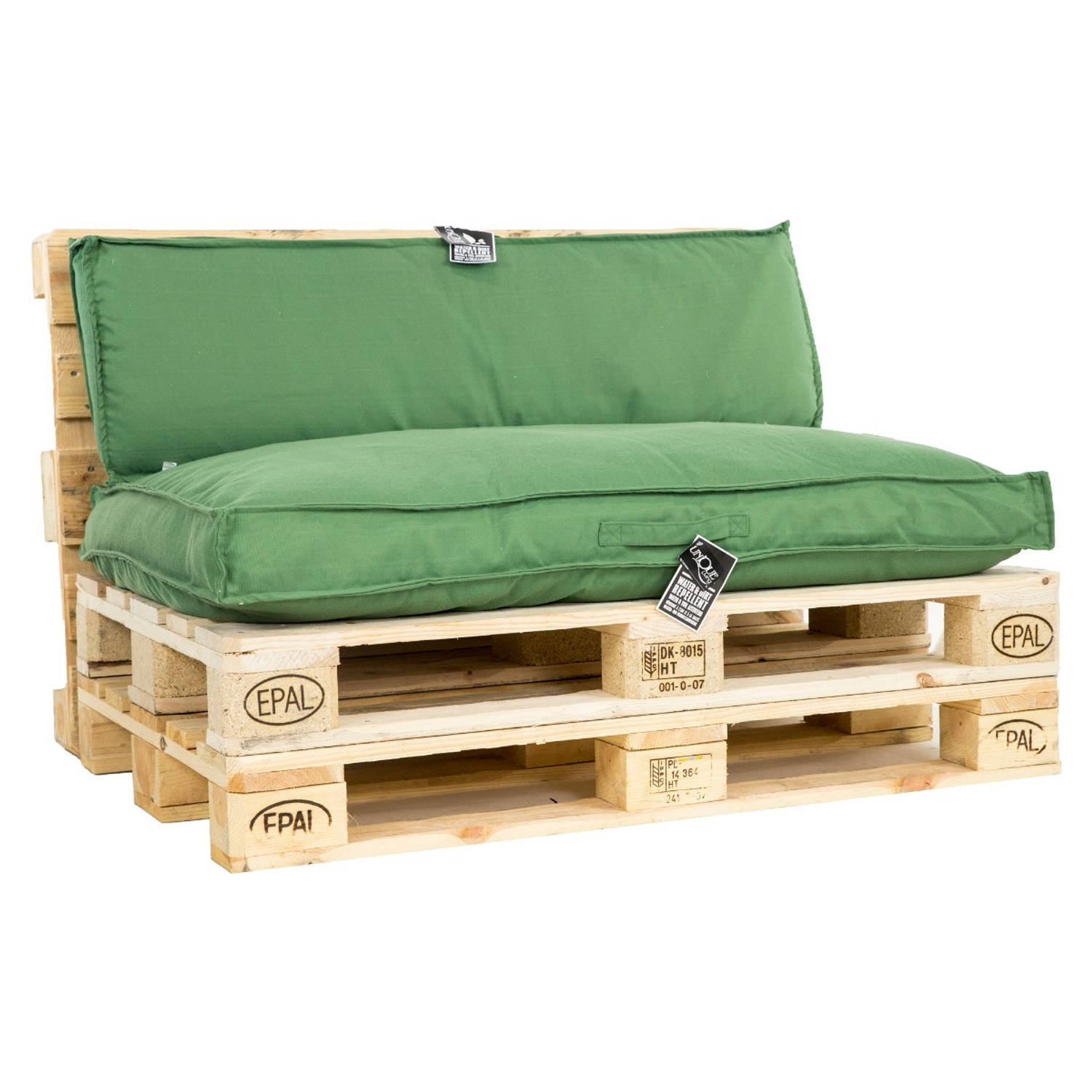 Unique Living Unique Palletkussen Luanda - 120 x 80 cm - Groen