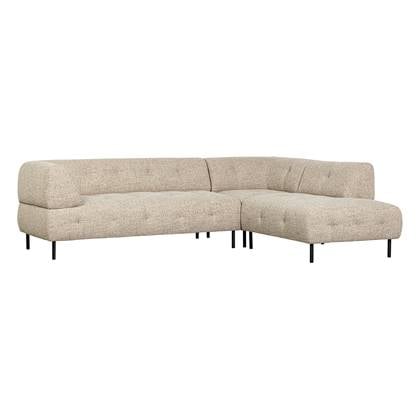Woood Hoekbank Rechts Lloyd - Polyester - Naturel - 77x267x91|205 - Marron