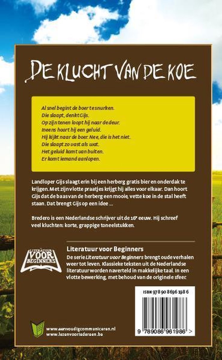 Literatuur voor beginners De klucht van de koe
