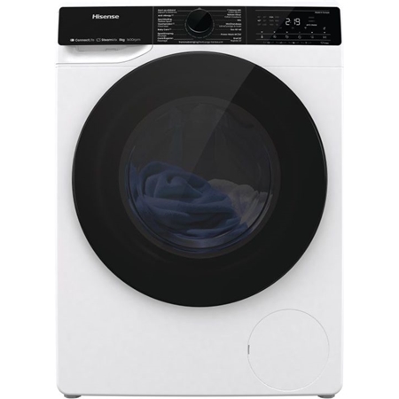 Hisense WF5V863BW vrijstaande wasmachine