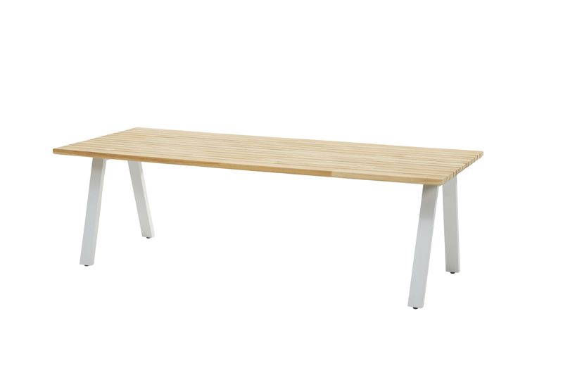 4SO Taste Ambassador Diningtafel Teak Frost Grey 240 x 100 cm -