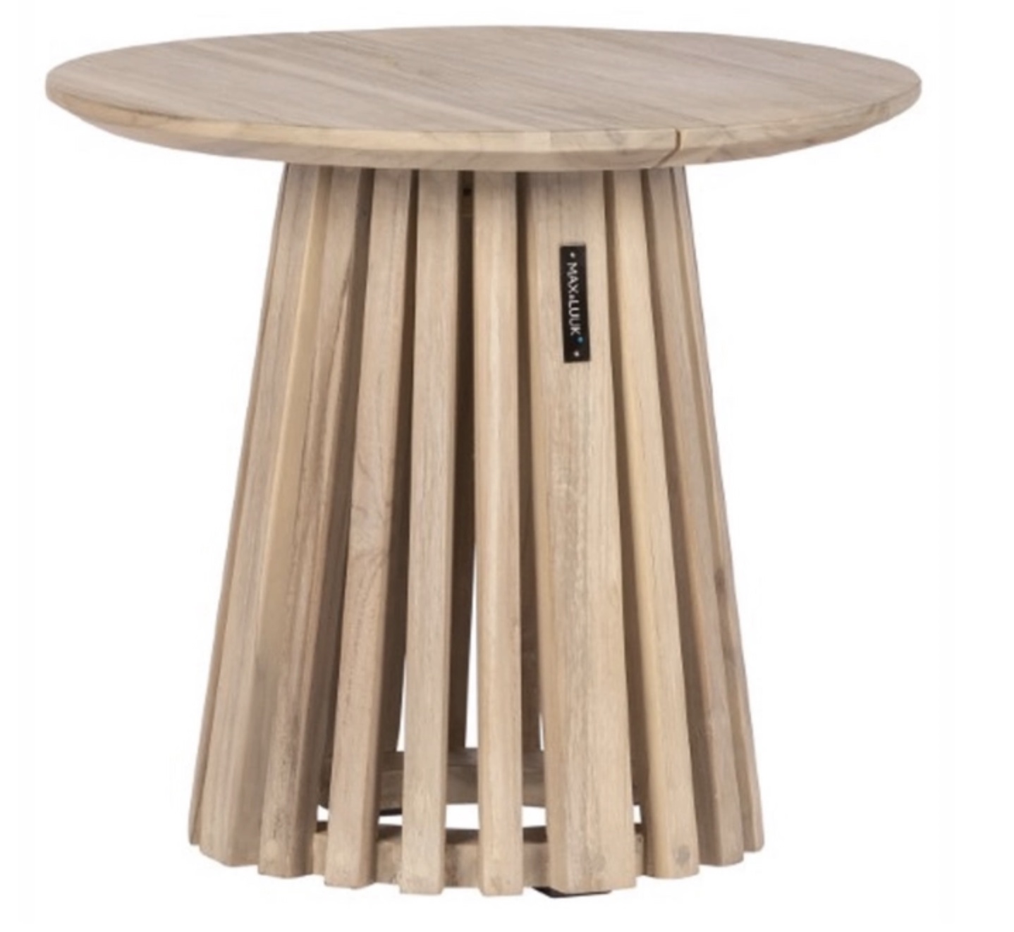 Max&Luuk Lasse bijzettafel 45x40 cm aged teak finish -