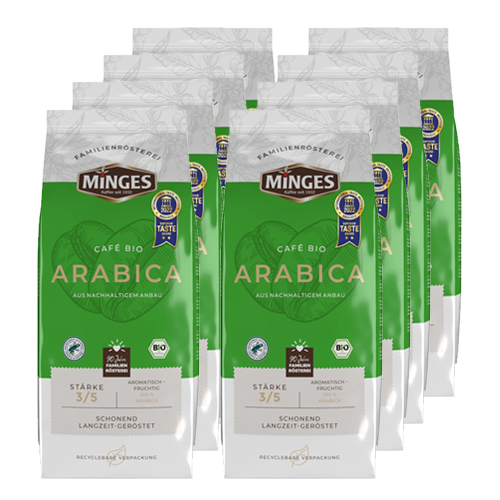 Minges - Bio-Café Arabica Bonen - 8x 1kg