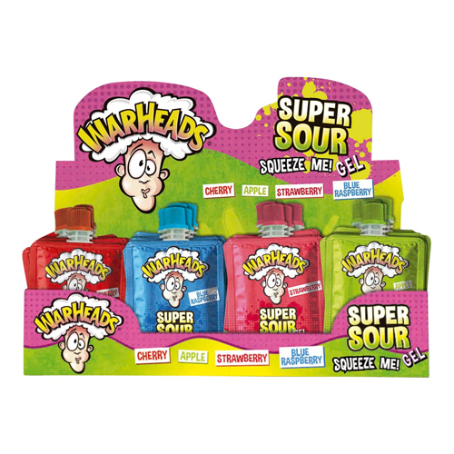 Warheads - Super Sour Squeeze Me! Gel - 32 stuks