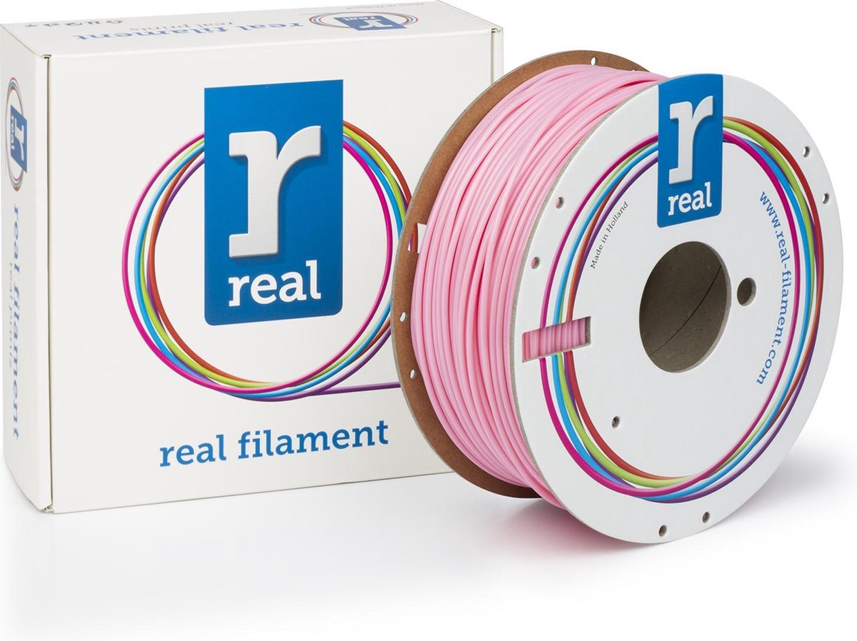 3D filamenten REAL Filament PLA roze 2.85mm (1kg)