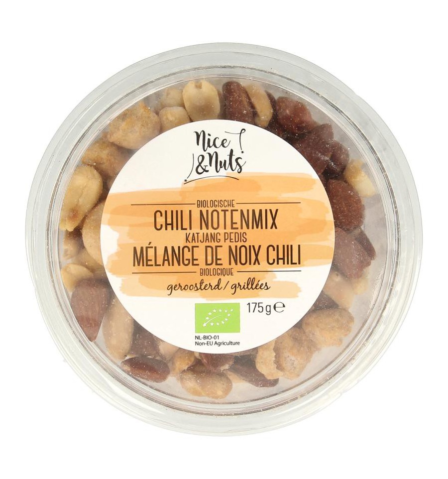 Nice & Nuts Chili notenmix met katjang pedis bio