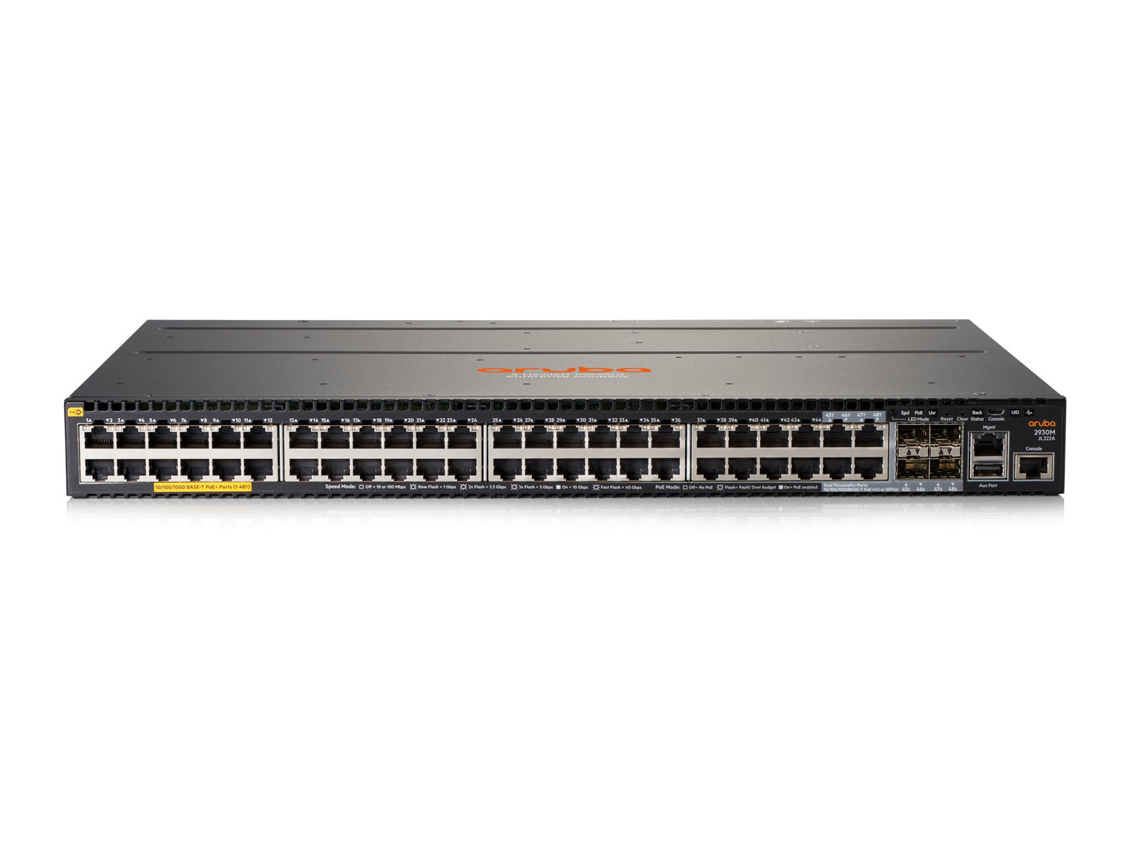 HP Aruba 2930M 48G 1-slot switch