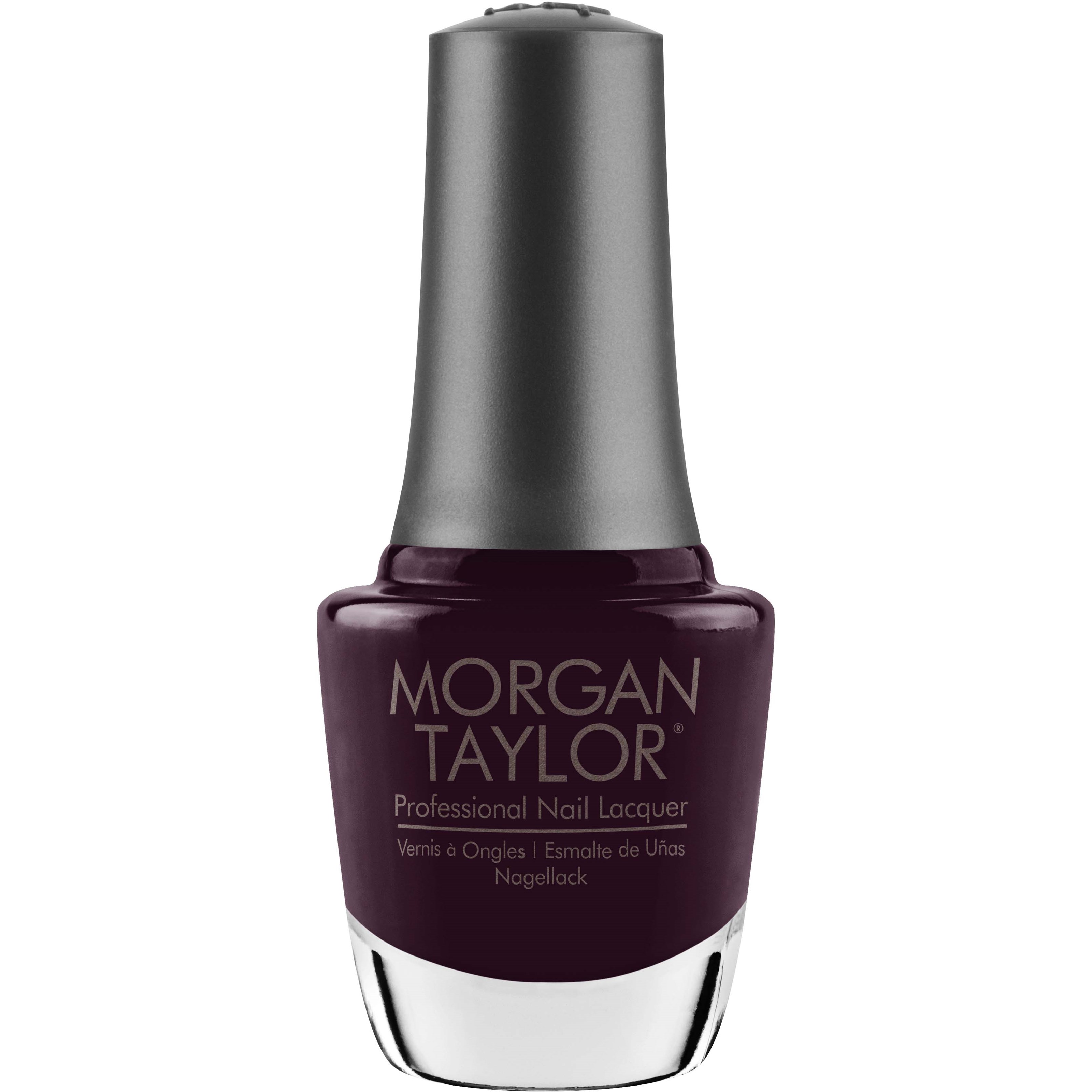 Morgan Taylor Nail Lacquer Love Me Like A Vamp - Zwart