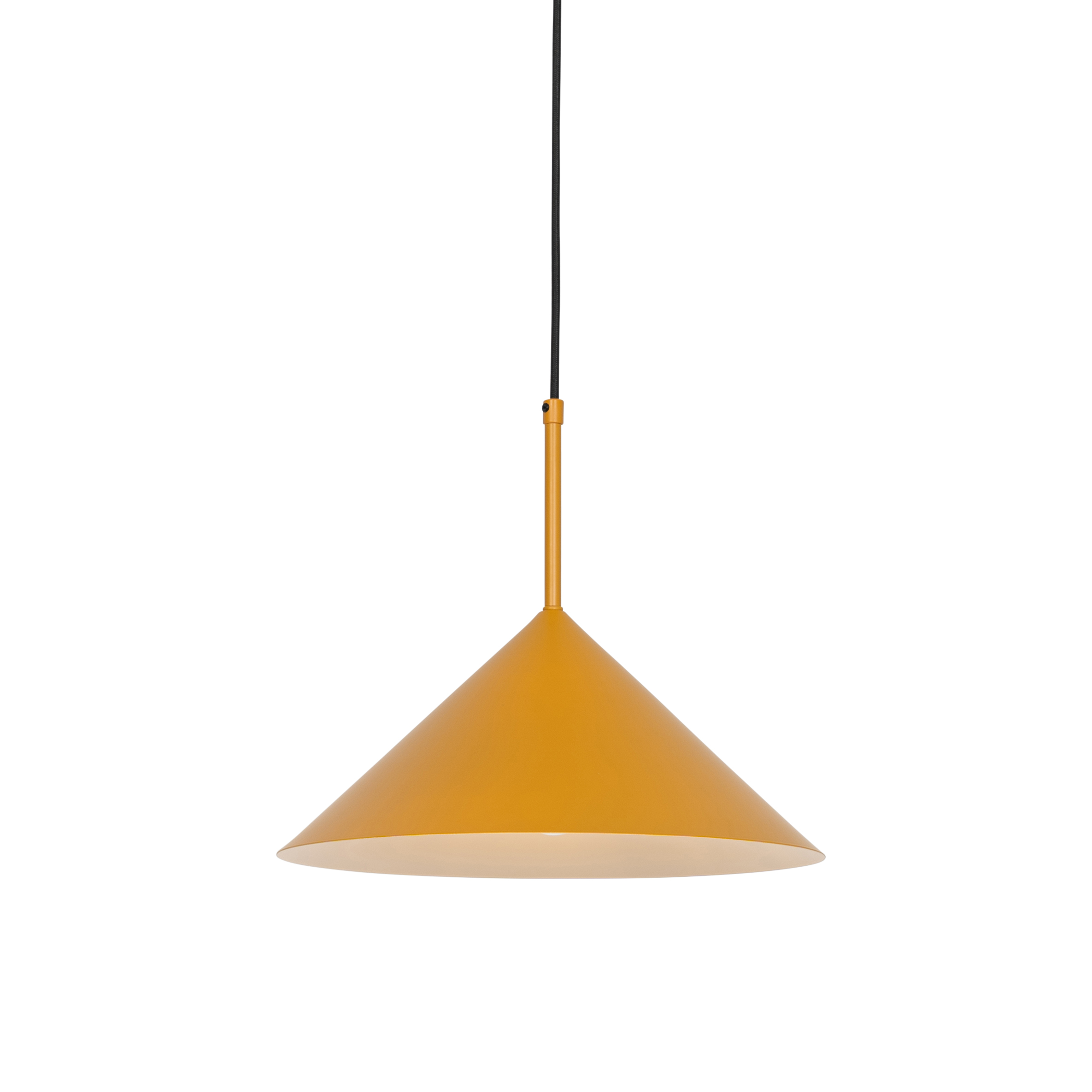 QAZQA Design hanglamp - Triangolo - Geel