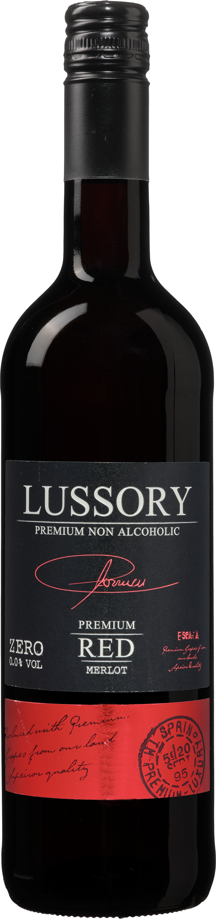 Wijnvoordeel Lussory Premium Merlot Alcoholvrij - Rood