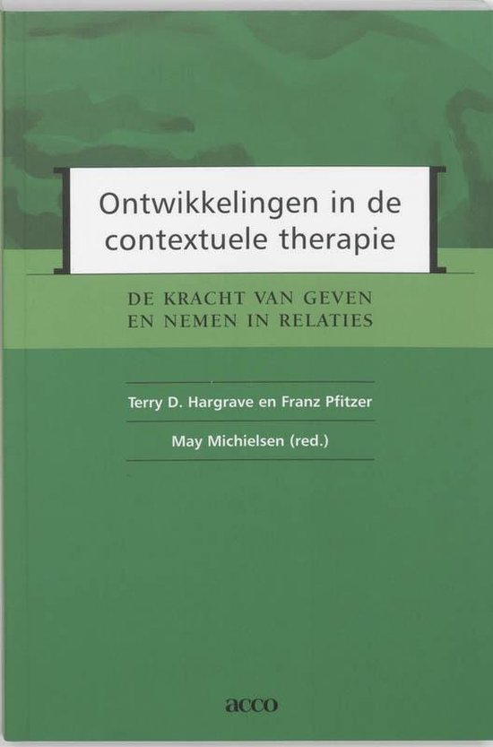 Acco, Uitgeverij Ontwikkelingen in de contextuele therapie