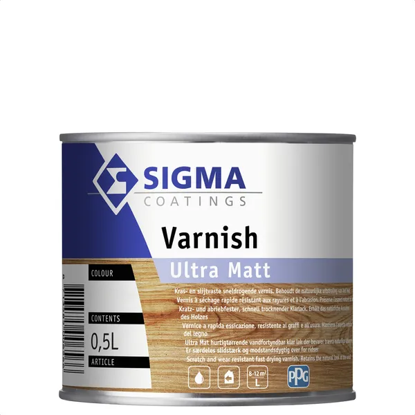 Sigma Varnish Ultra Matt - Kleurloos - 500 ml