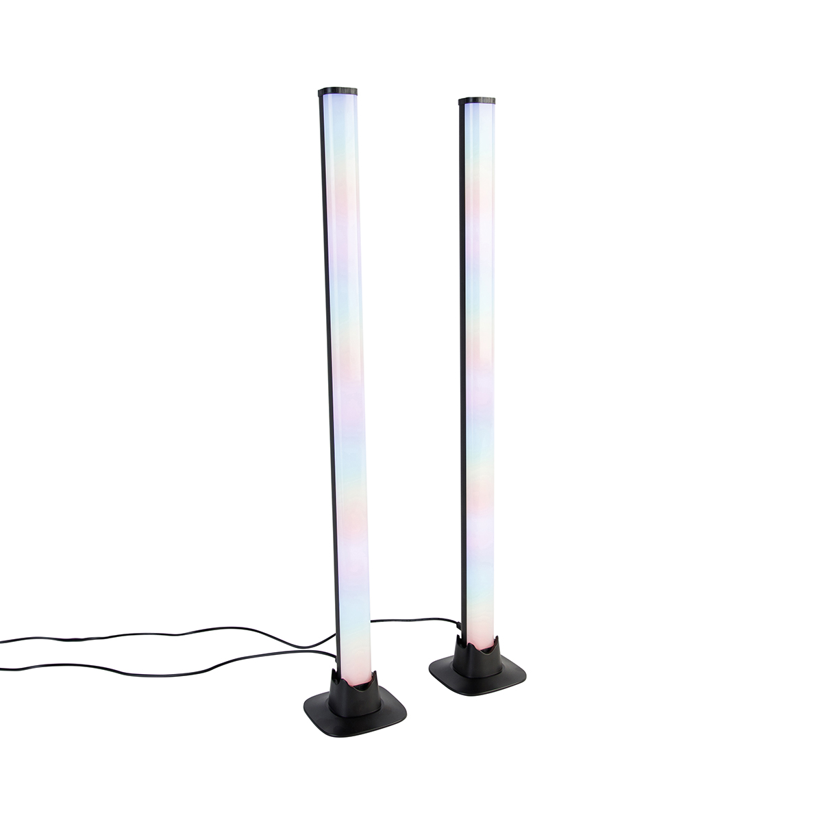 Trio Leuchten Tafellamp incl. LED met afstandsbediening en RGB - Arnold - Zwart