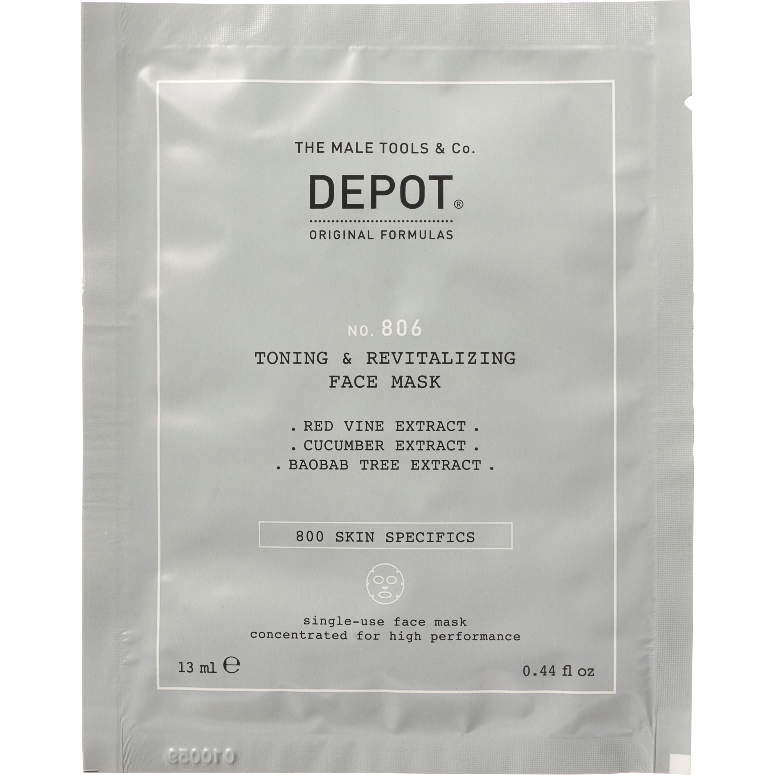 DEPOT MALE TOOLS No. 806 Toning & Reviltalizing Face Mask