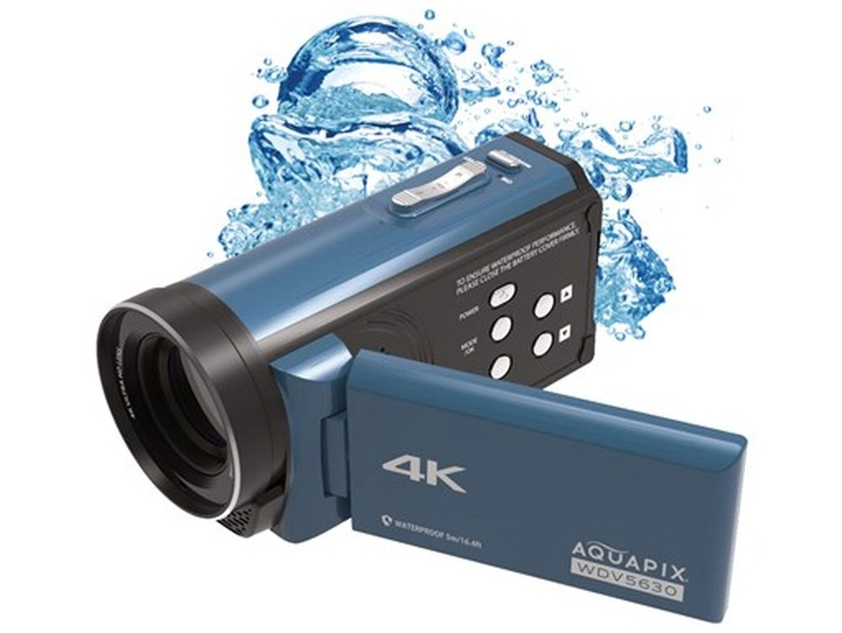 Easypix Aquapix WDV5630 Grijs/Blauw | Camcorders | Video - Camera’s | 4260041686397