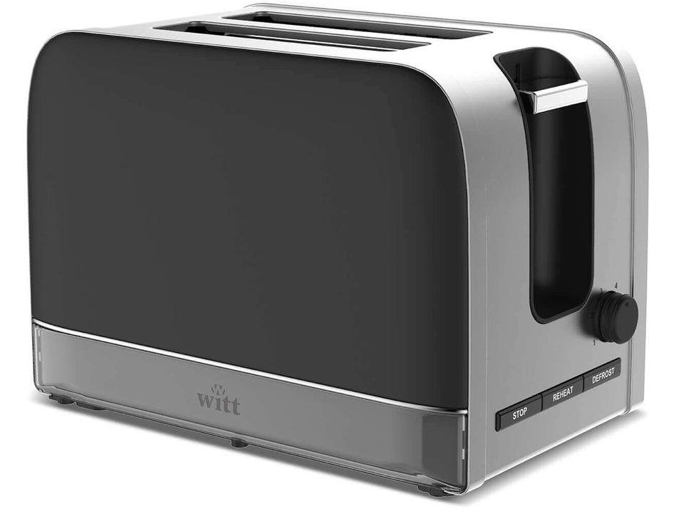 Witt Toaster Classic Zwart | Broodroosters | Keuken&Koken - Keukenapparaten | 5707582963604