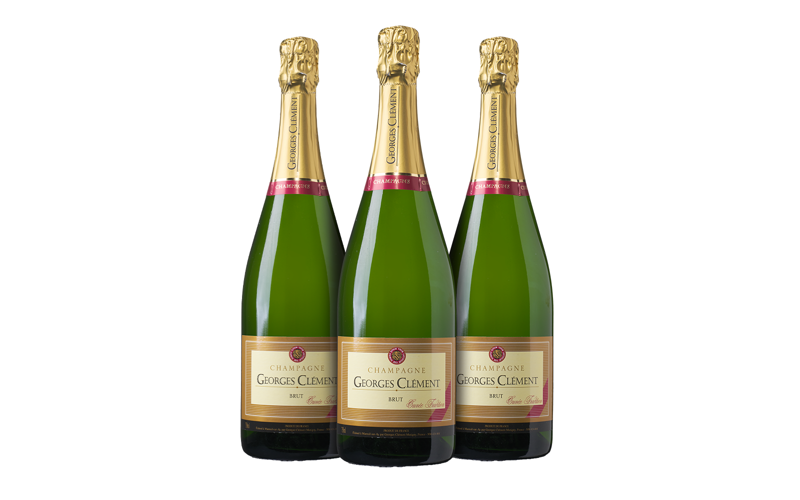 Wijnvoordeel Georges Clément Champagne Brut Probeerpakket (3 flessen)