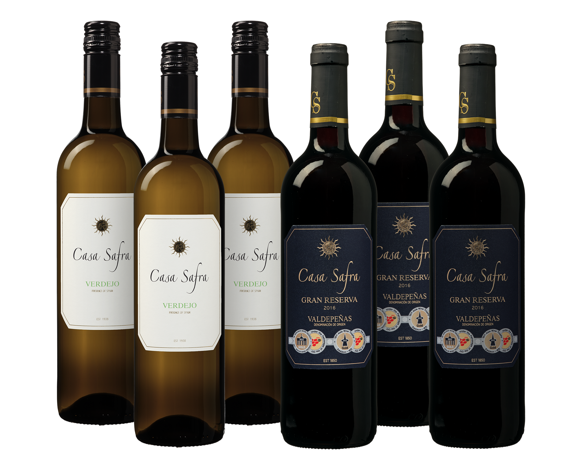 Wijnvoordeel Wijnpakket Casa Safra Gran Reserva & Verdejo