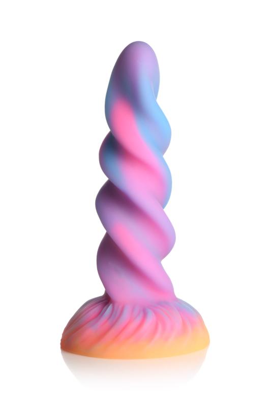 Glow-in-the-Dark Eenhoorn Dildo - Roze