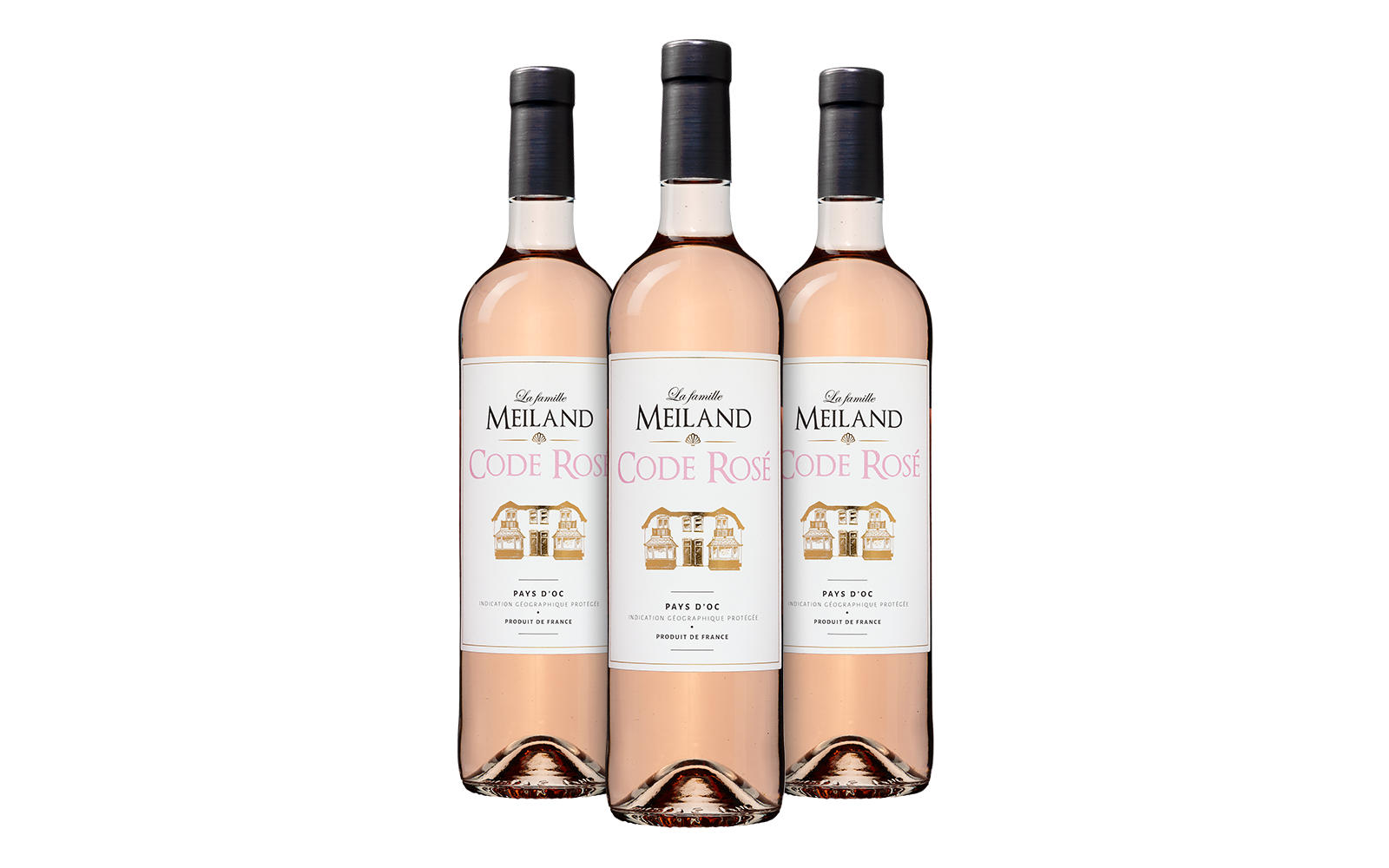 Wijnvoordeel La famille Meiland Code Rosé Probeerpakket (3 flessen)