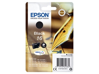 Epson T1621 5.4ml 175pagina's inktcartridge - Negro