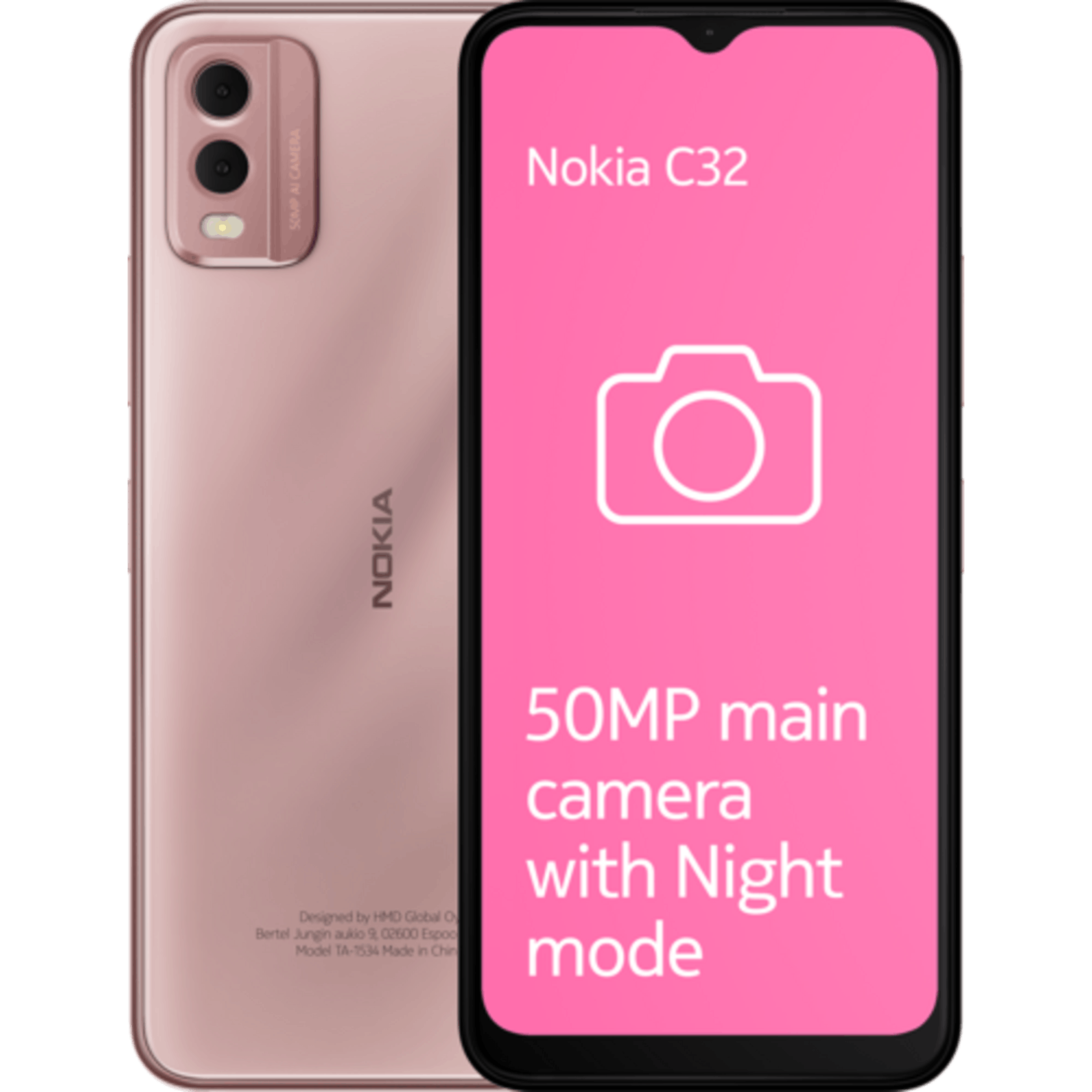 Nokia C32 64gb Pink - Roze