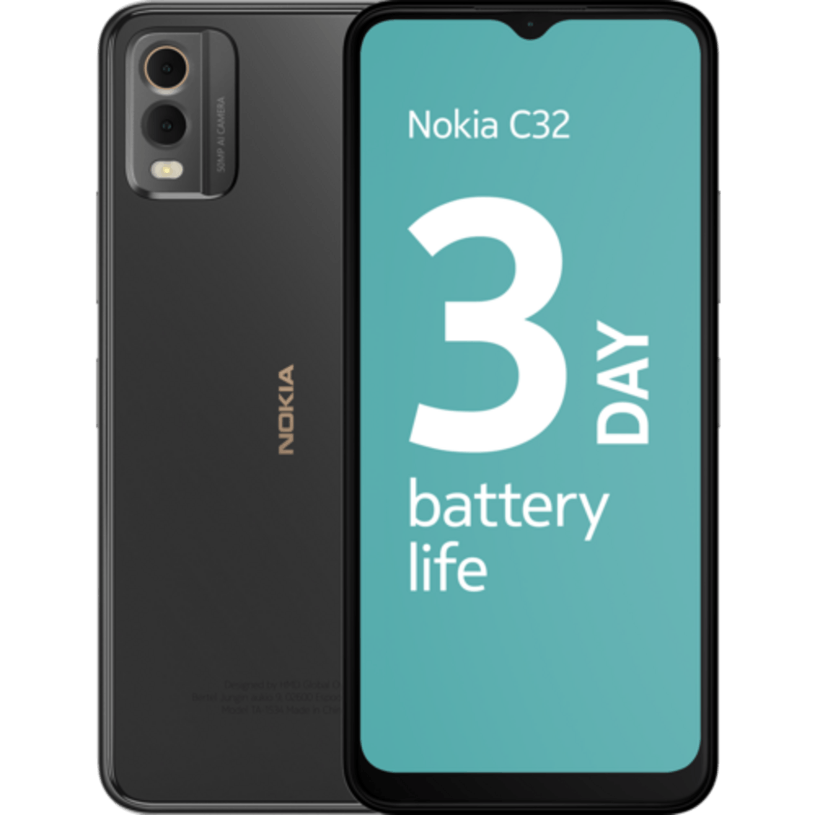 Nokia C32 64gb Zwart