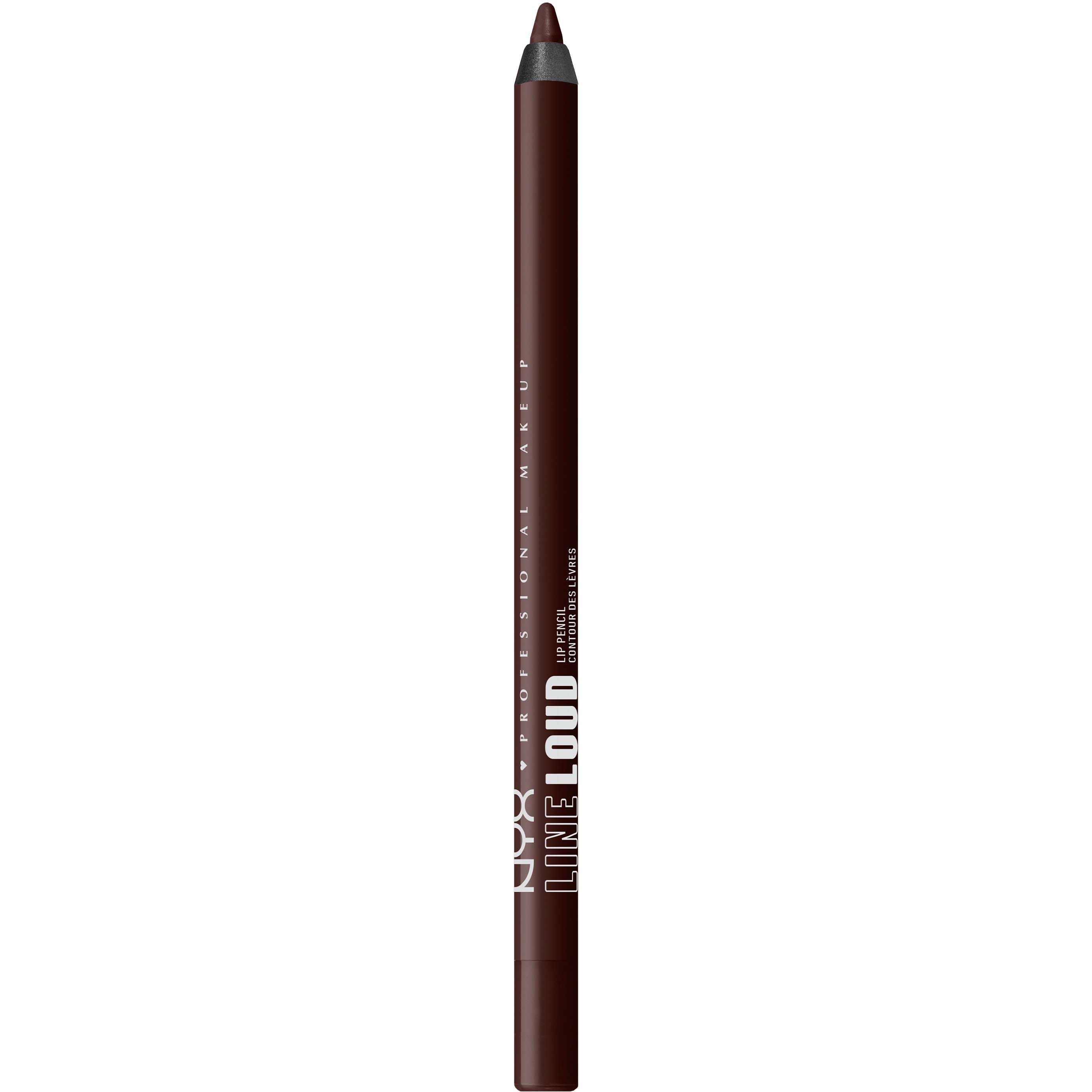 NYX Professional Makeup Line Loud Lip Pencil 35 No Wine-ing - Zwart