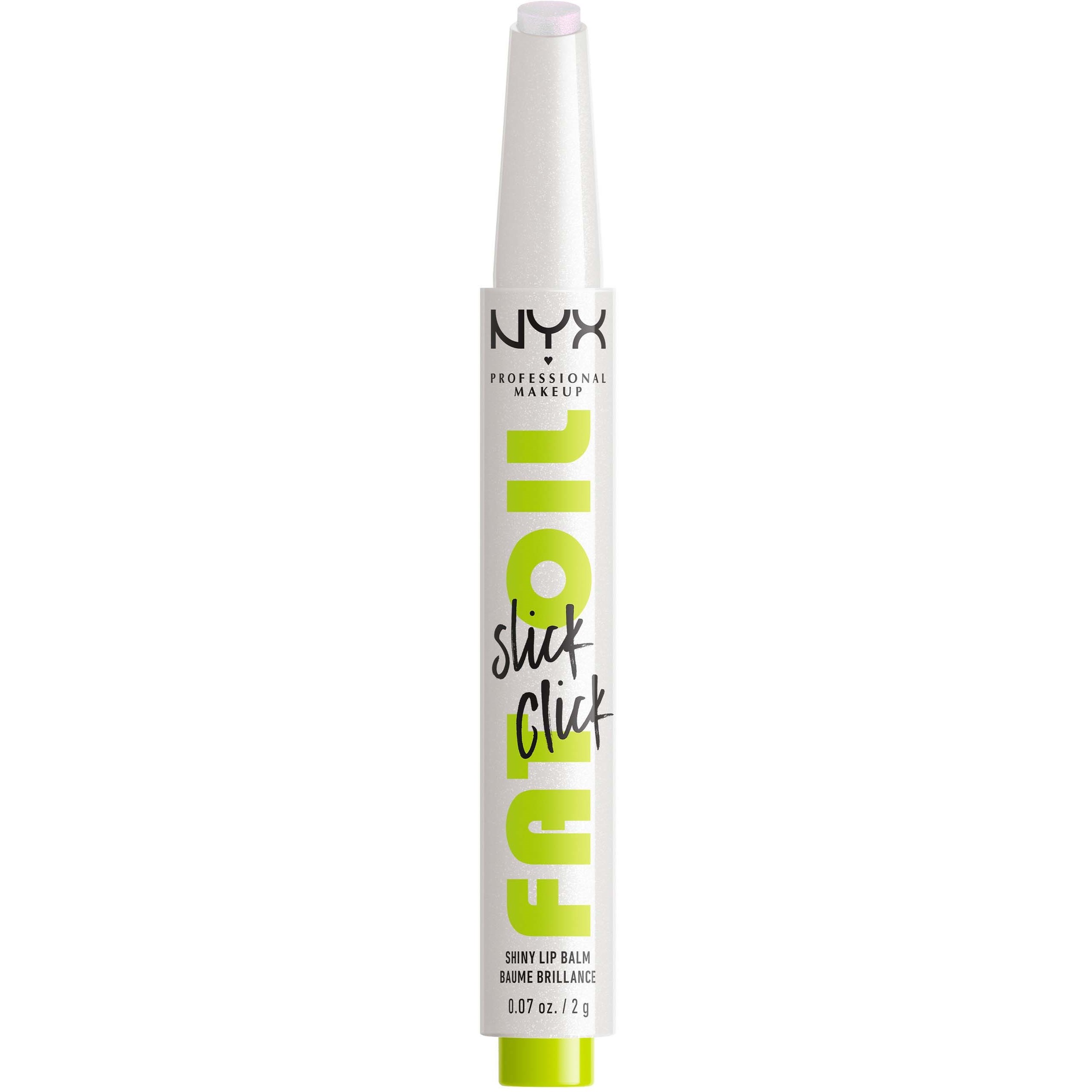 NYX Professional Makeup Fat Oil Slick Stick Lip Balm 01 Main Char - Silver