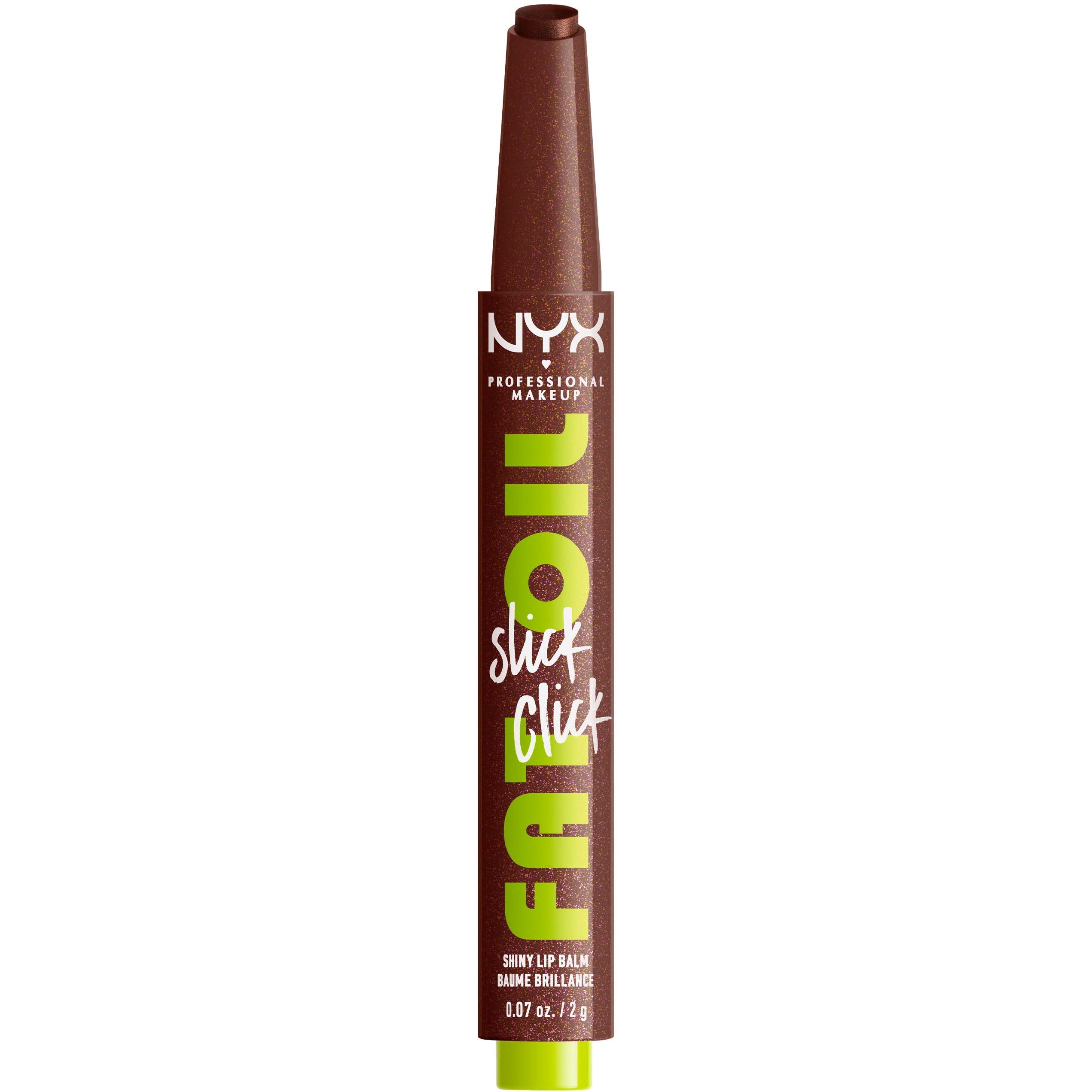 NYX Professional Makeup Fat Oil Slick Stick Lip Balm 12 Trending - Bruin