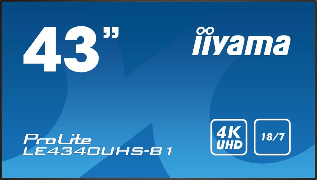 iiyama ProLite LE4340UHS-B1 - Zwart