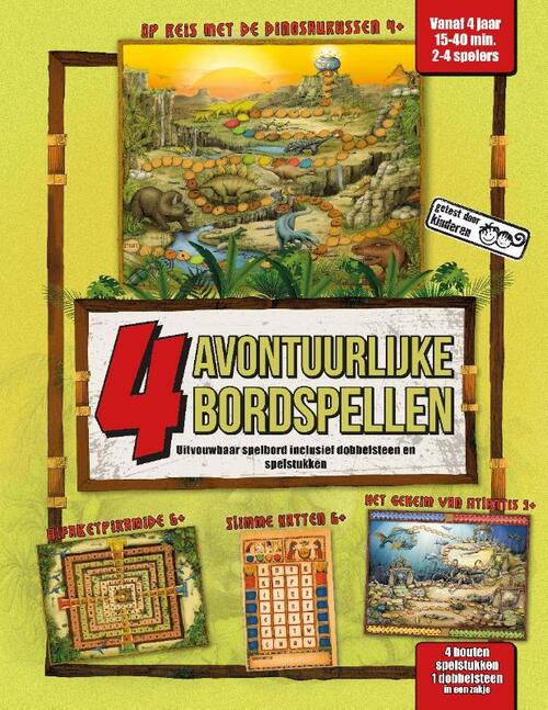 4 Avontuurlijke Bordspellen