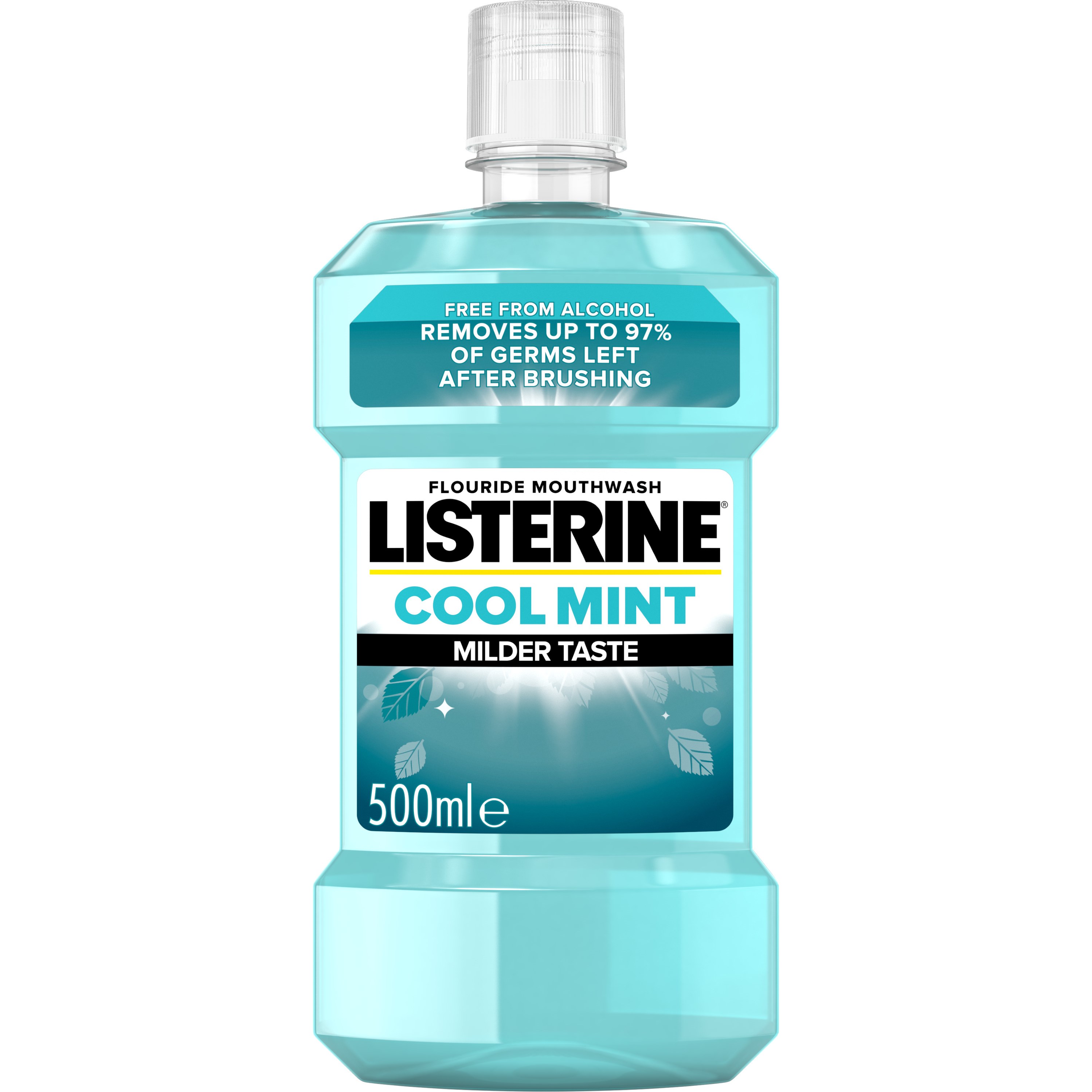 Listerine Milder Taste Milder Taste Mouthwash Cool Mint 500 ml