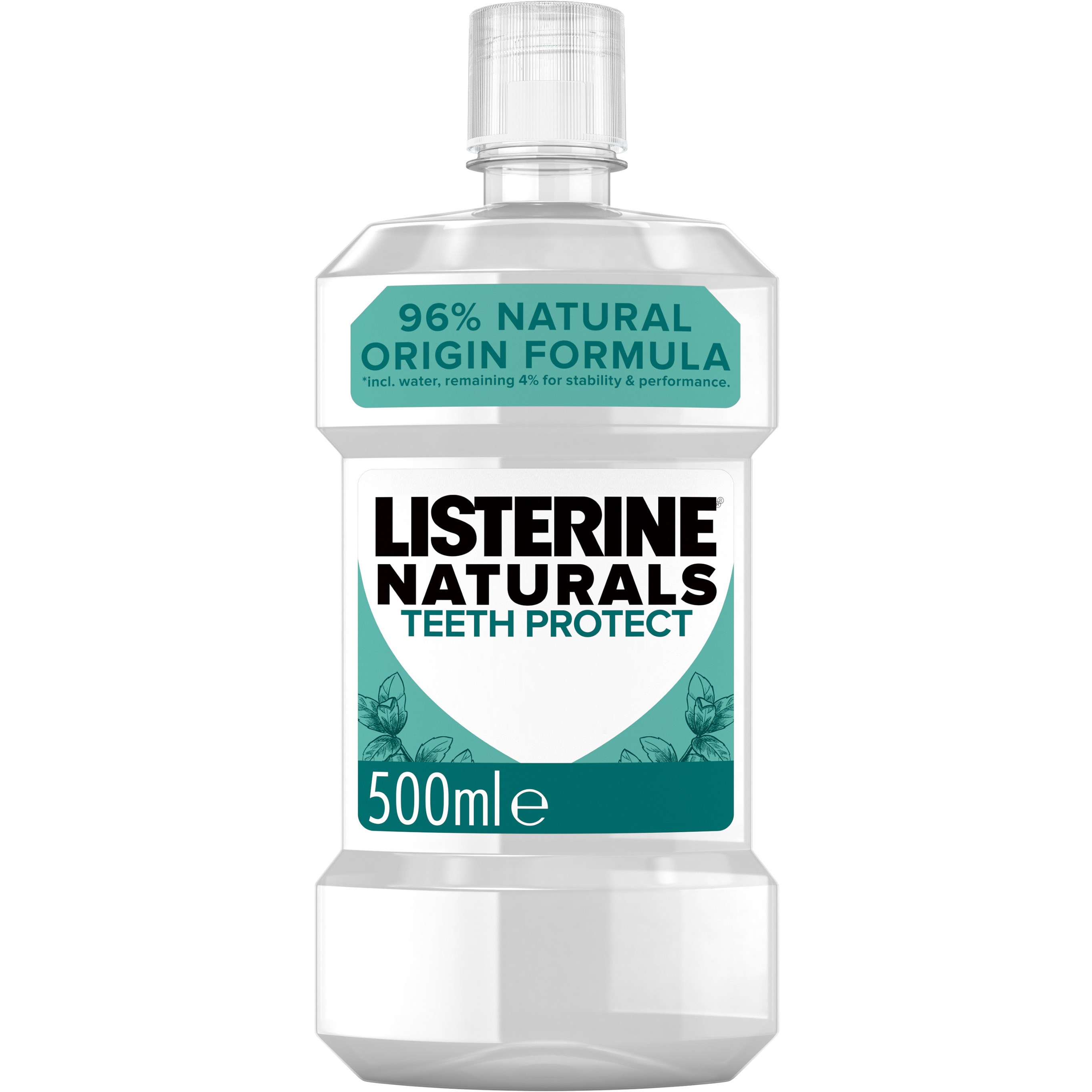 Listerine Naturals Teeth Protect Mouthwash 500 ml