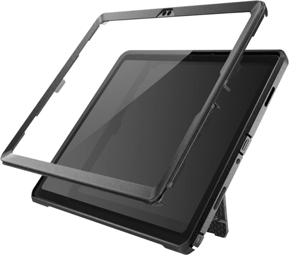 Supcase Fullcover hoes geschikt voor Samsung Tab A9 Plus - 11 inch - Zwart