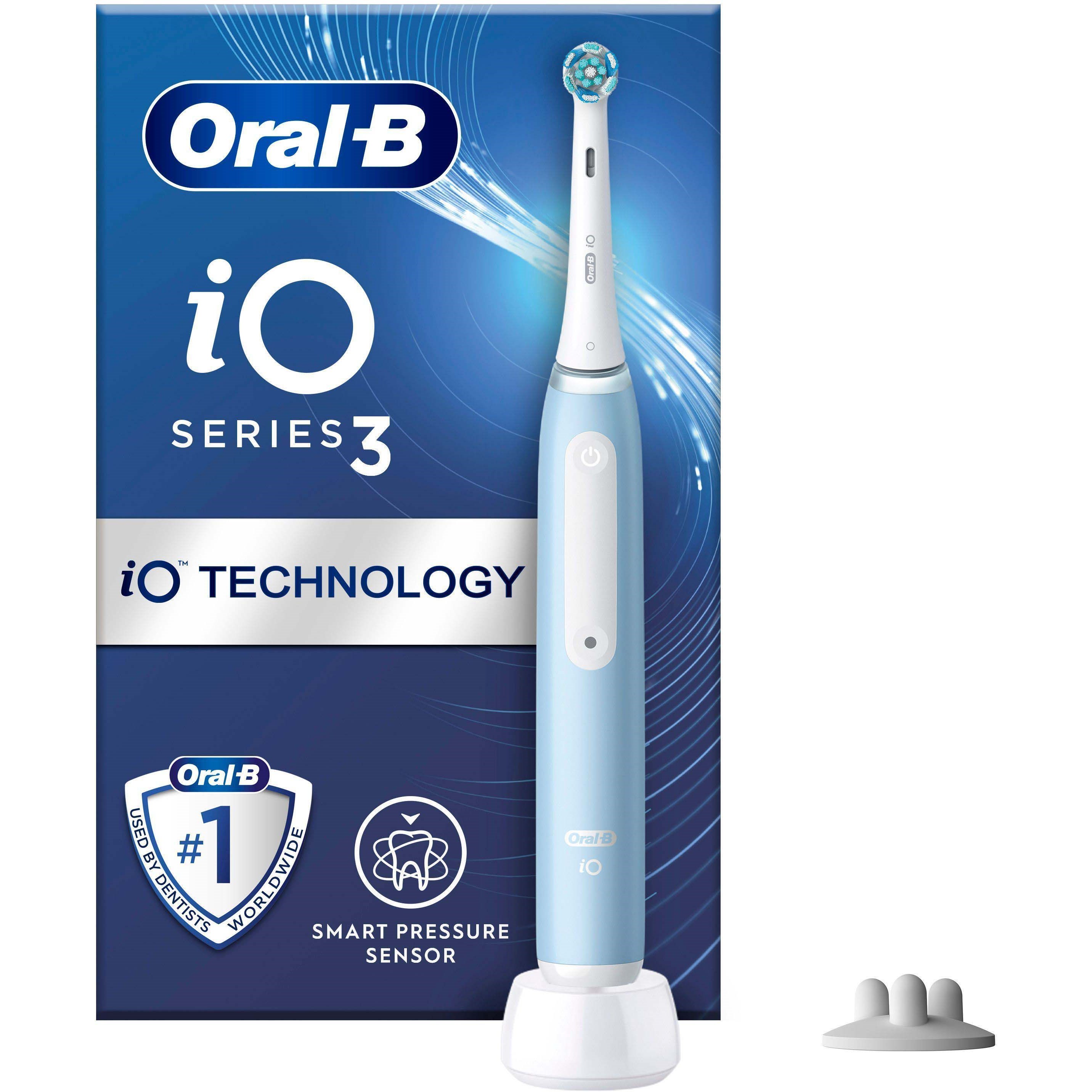 Oral B iO 3S Blue Electric Toothbrush Designed By Braun - Blauw