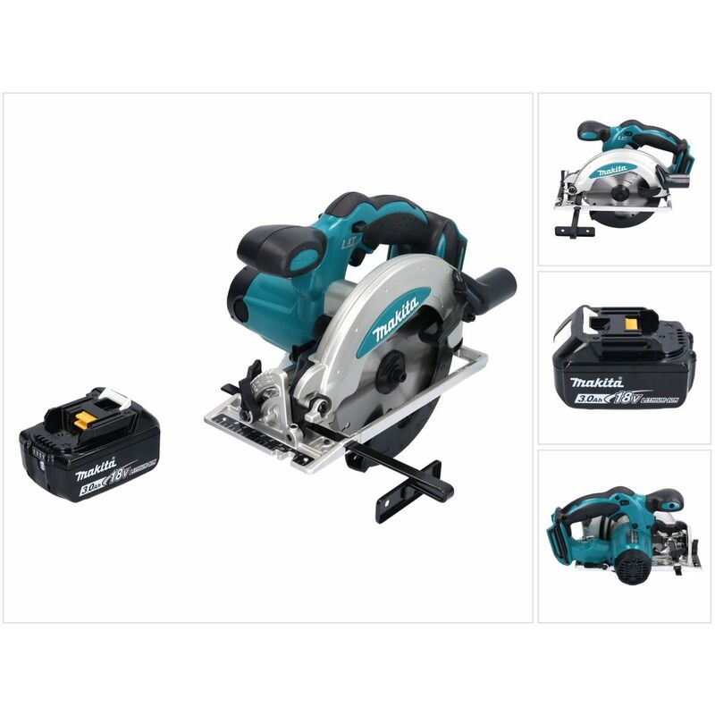 Makita Sierra circular sin cable DSS 610 F1 18 V 165 mm + 1x batería 3,0 Ah - sin cargador