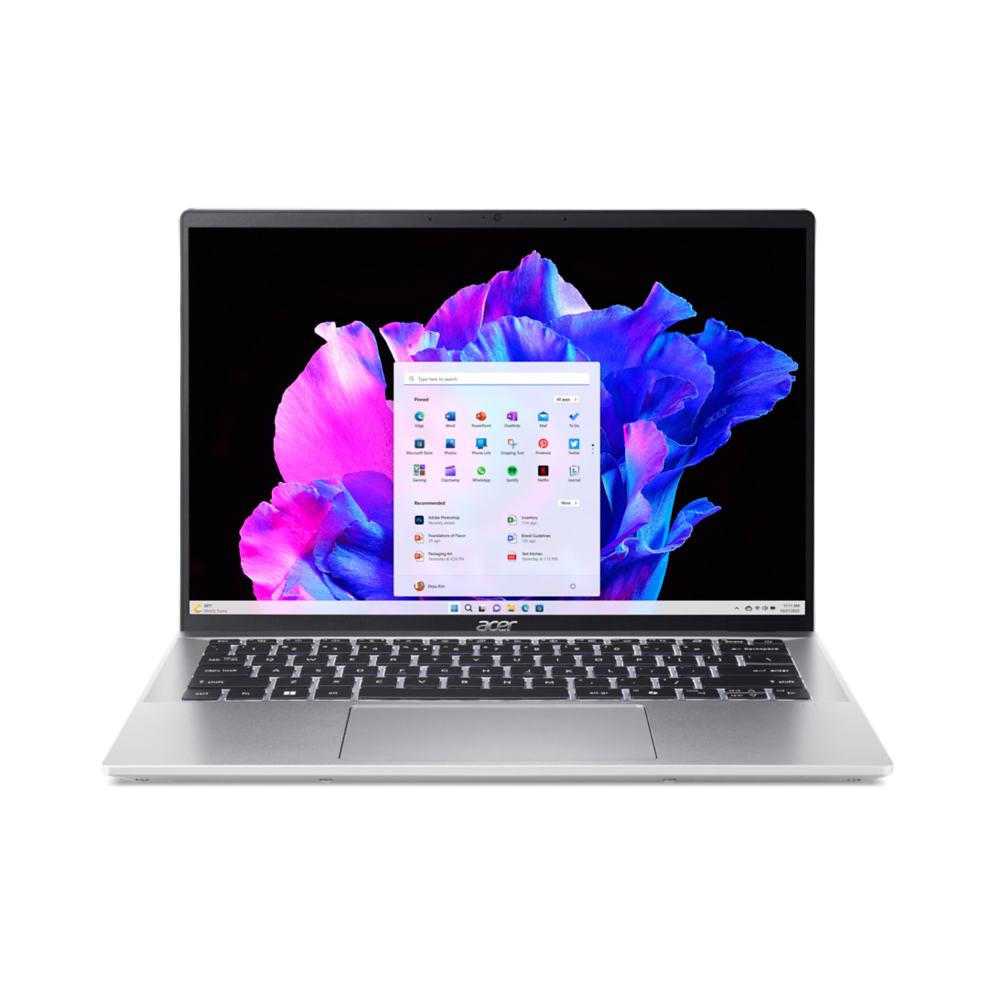 Acer Swift Go 14 OLED Ultradunne Laptop | SFG14-72 | Zilver - Silver