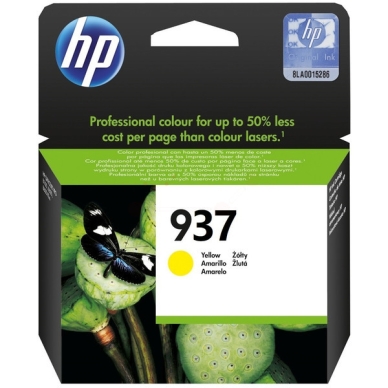 HP HP 937 Inktcartridge geel 4S6W4NE Replace: N/A