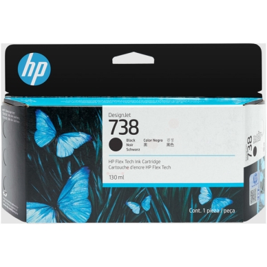 HP HP 738 Inktpatroon zwart 498N4A Replace: N/A