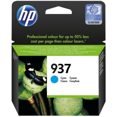 HP HP 937 Inktcartridge cyaan 4S6W2NE Replace: N/A