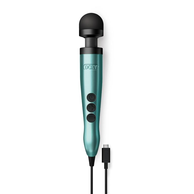 Doxy 3 USB-C Wand Vibrator - Turquoise
