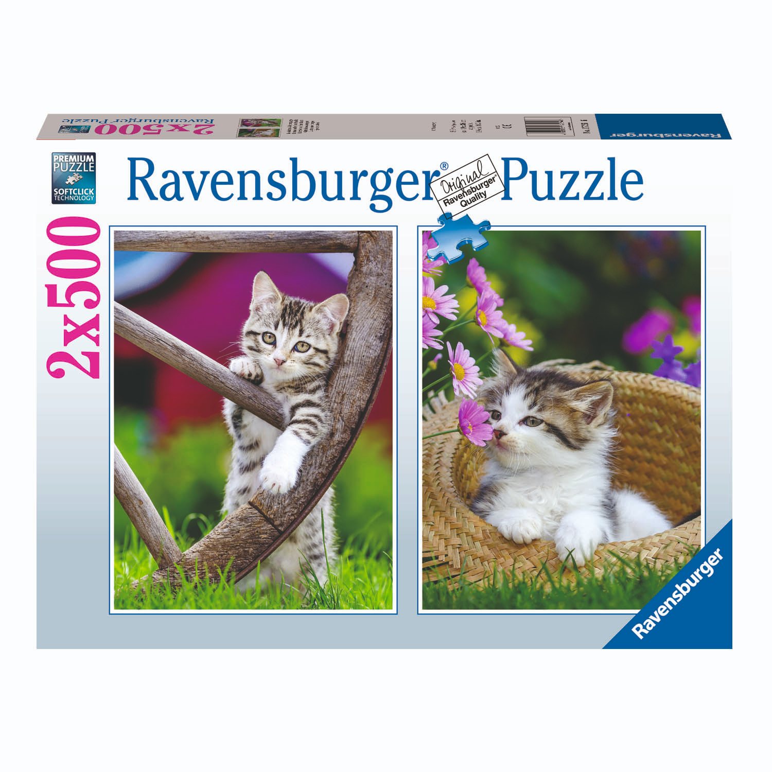 Top1Toys Ravensburger puzzel poezen 2 x 500 stukjes