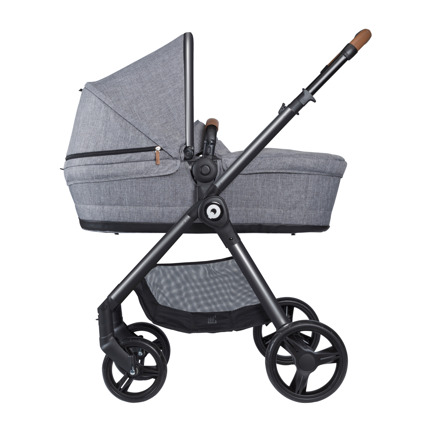 Qute Q-Move Kinderwagen 2-in-1 - Grijs Frame - Jeans Grijs