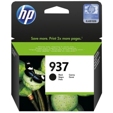 HP HP 937 Inktcartridge zwart 4S6W5NE Replace: N/A