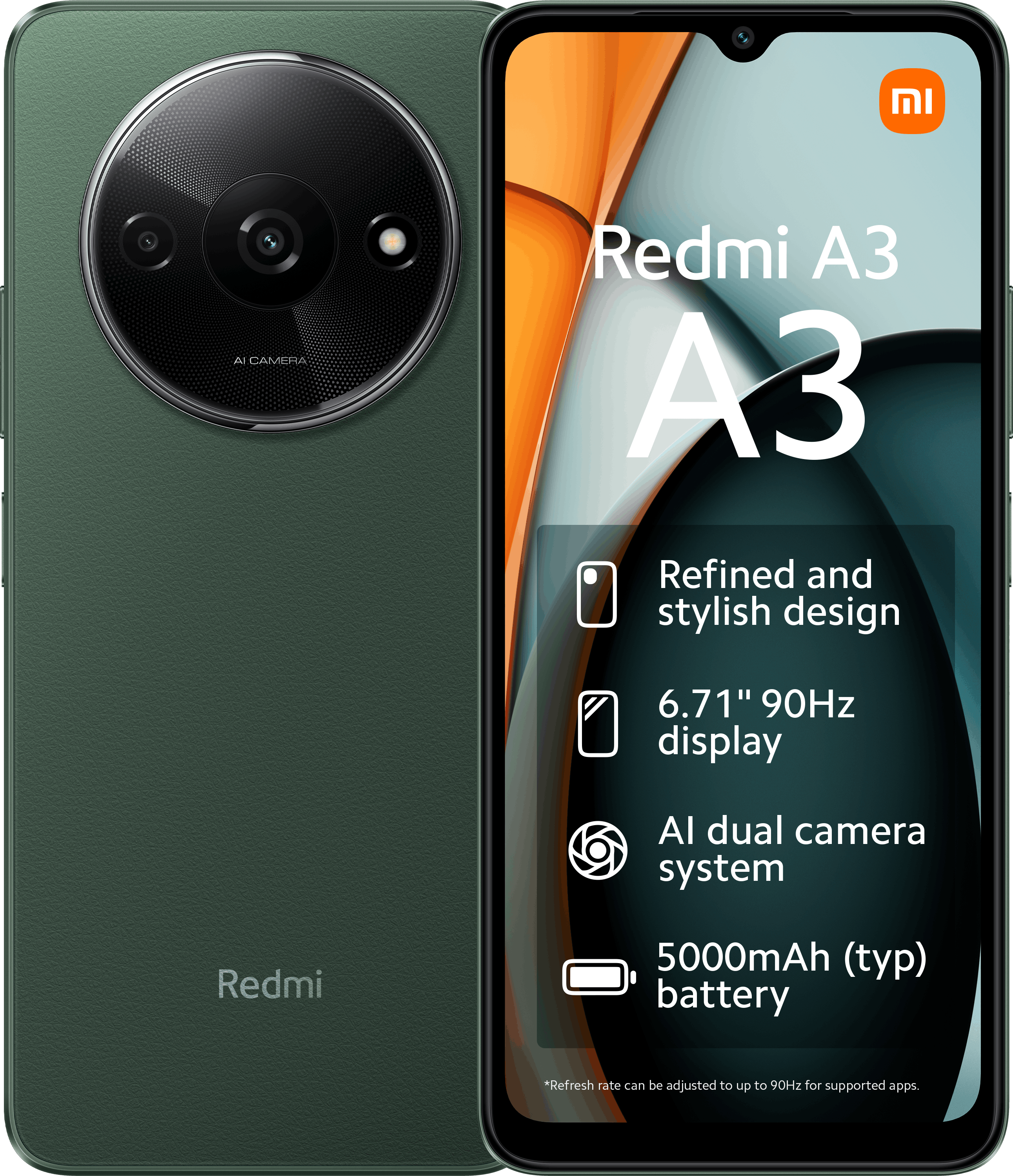 Xiaomi Redmi A3 64GB Green
