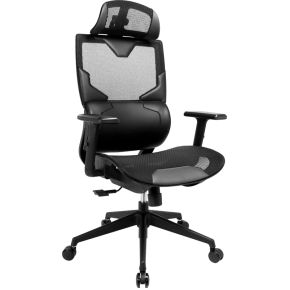 Sandberg ErgoFusion Gaming Chair Universele gamestoel Zitgedeelte van mesh Zwart