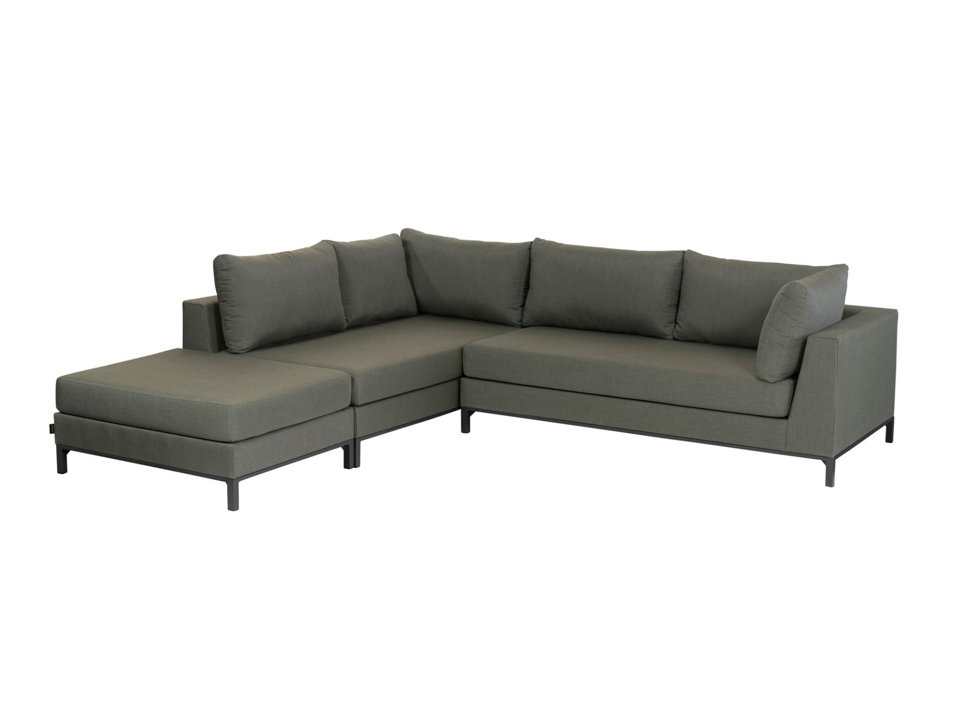 Exotan Loungeset Buiten Capri - Aluminium 60x246x262 - Groen