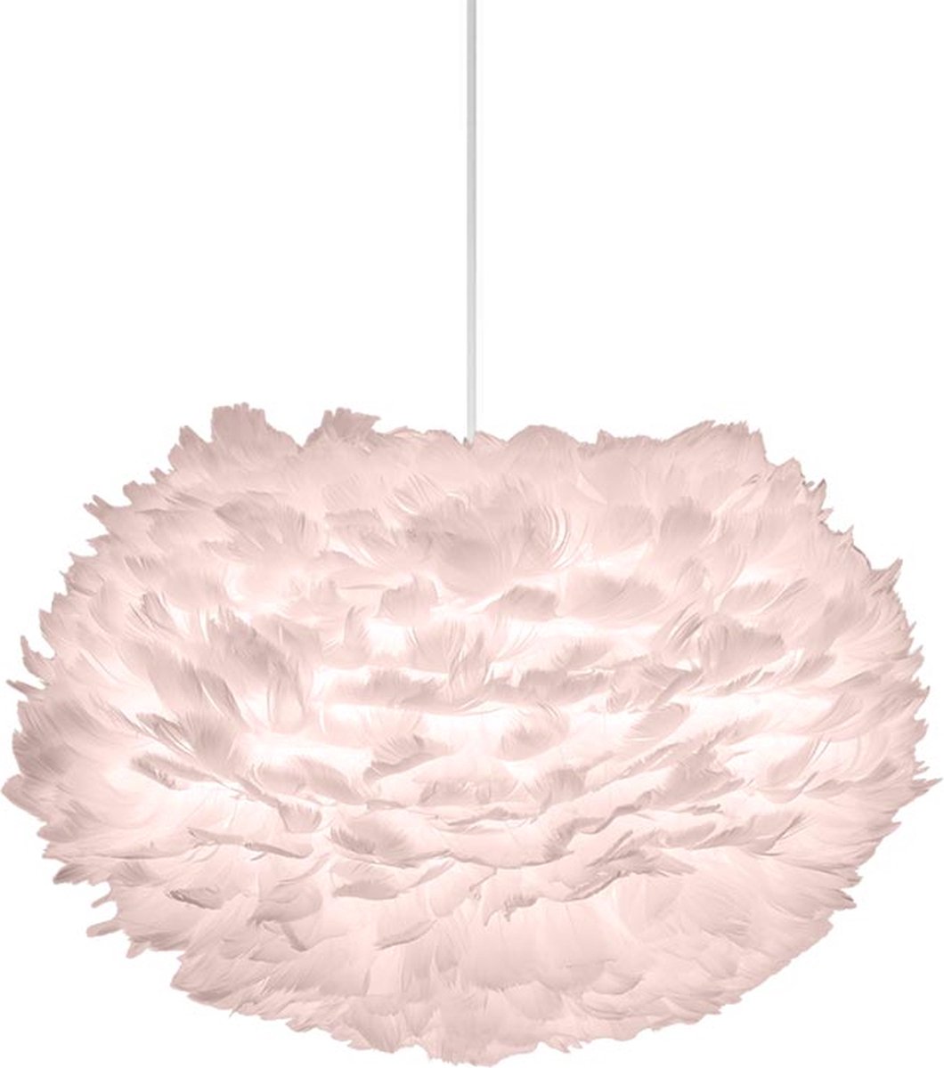 Umage Eos Medium hanglamp light rose - met koordset wit - Ø 45 cm - Roze